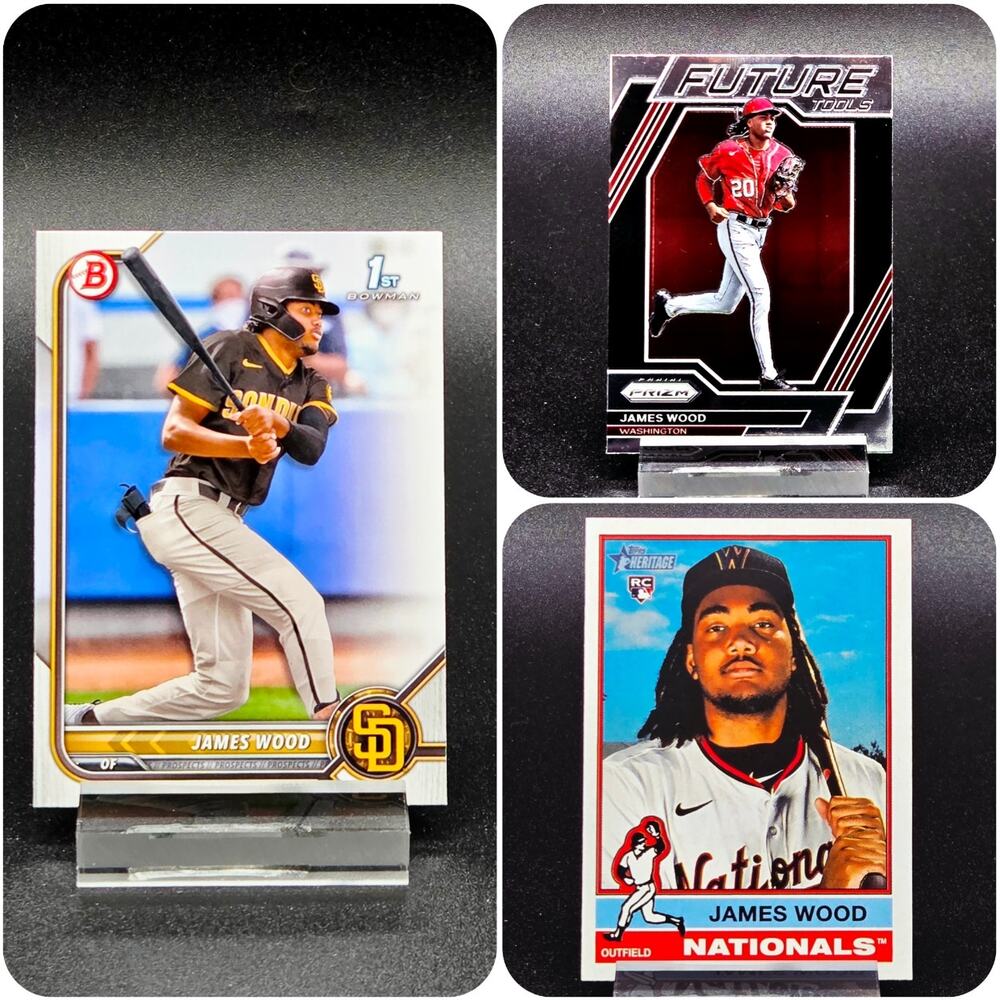 James Wood Future Tools 1st Bowman RC Washington Nationals Top Prospect